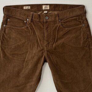 J Crew Men's 484 Slim Corduroy Pant 34x30 NEW!